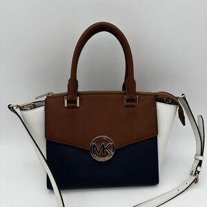 Michael Kors Hudson Medium Satchel‎ in Saffiano Leather